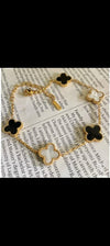Four-leaf clover bracelet