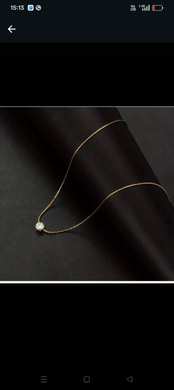 solitaire pendant necklace