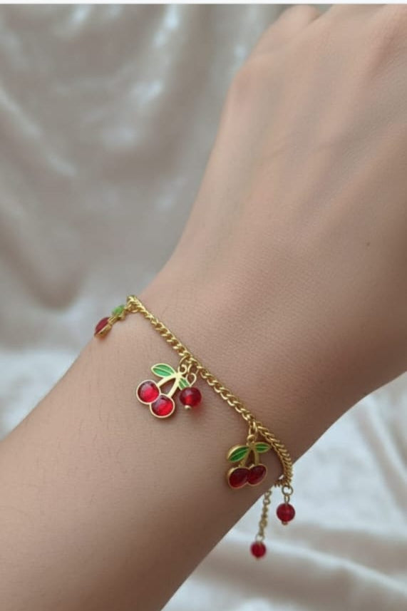 Cherry Charm bracelet