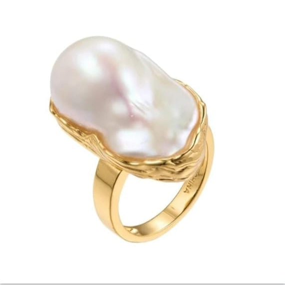 Baroque Pearl Ring