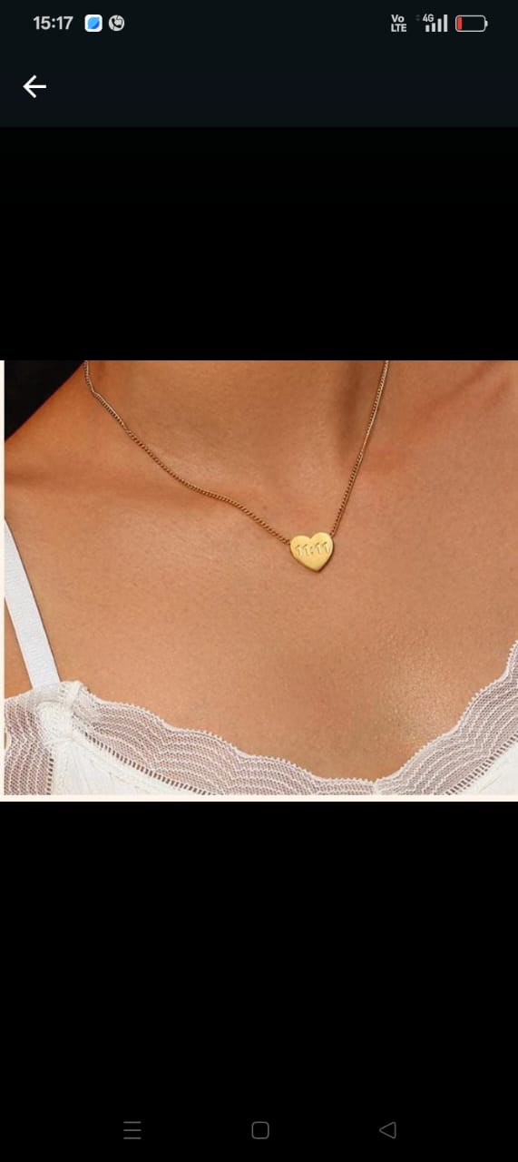 11:11 heart pendant necklace